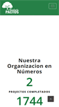 Mobile Screenshot of fundacionpactos.org