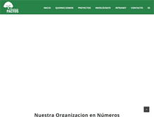 Tablet Screenshot of fundacionpactos.org